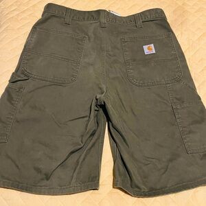 Carhartt Men's Olive Cargo Shorts